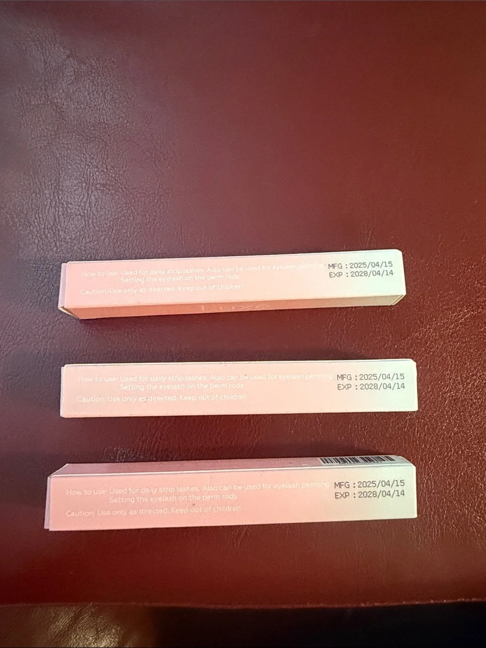 Luxe Cosmetics Lash Lifting Adhesive 5ml - Lot of 3